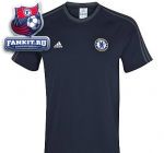 Футболка Челси / adidas Chelsea Core T-Shirt - Dark Navy/Dark Grey Heather/White