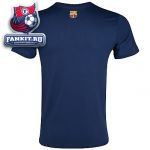 Футболка Барселона / Barcelona Core T-Shirt - Midnight Navy/Safety Orange/Tour Yellow