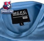 Футболка Манчестер Сити / Manchester City Hatched T-Shirt - City Blue