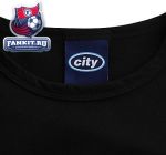 Женская футболка Манчестер Сити / Manchester City Essential Rhinestone T-Shirt - Black - Womens