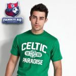 Футболка Селтик / Celtic Essentials Puff Print T-Shirt - Green/White