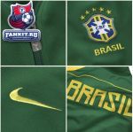 Кофта Бразилия / Brazil Authentic N98 Track Jacket - Pine Green/Varsity Maize/Sonic Yellow