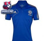 Поло Челси / adidas Chelsea Training Polo - Reflex Blue/Light Football Gold