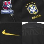 Кофта Бразилия / Brazil Authentic N98 Track Jacket - Black/Anthracite/Varsity Maize