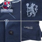 Футболка поло Челси Адидас / Adidas Chelsea Essential 3 Stripe Polo 