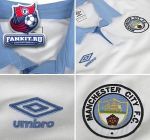 Поло Манчестер Сити / Manchester City 1350 Classics Polo - White / Vista Blue