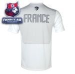 Футболка Франция / France Prematch Top - White/Neutral Grey/Meteor Blue