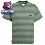 Футболка Селтик / Celtic V Neck Double Layer T-Shirt - Grey Marl/Amazon Green