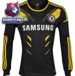 Челси майка игровая третья длинный рукав 2012-13 черно-желтая / Chelsea Third Shirt 2012/13 - Long Sleeved