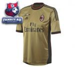 Милан майка игровая третья 13-14 Adidas золотистая / AC Milan Third Shirt 2013/14