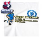 Футболка Челси / Chelsea Eden Hazard Pixel T-Shirt - White - Mens