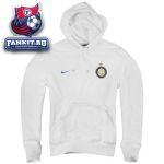 Толстовка Интер / Inter logo white hoodie 11/12
