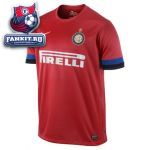 Интер майка игровая выездная 2012-13 Nike красная / Inter away jersey 12/13