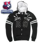 Детская толстовка Ювентус / Juventus black boy 1897 full zip hoodie top