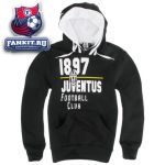 Детская толстовка Ювентус / Juventus black boy jfc hoodie top