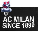Футболка женская Милан / Milan since 1899 black woman t-shirt