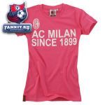 Футболка женская Милан / Milan since 1899 pink woman t-shirt