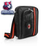 Сумка Милан / Milan red and black logo medium shoulder bag
