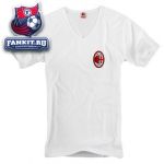 Футболка Милан /  Milan white v neckline t-shirt